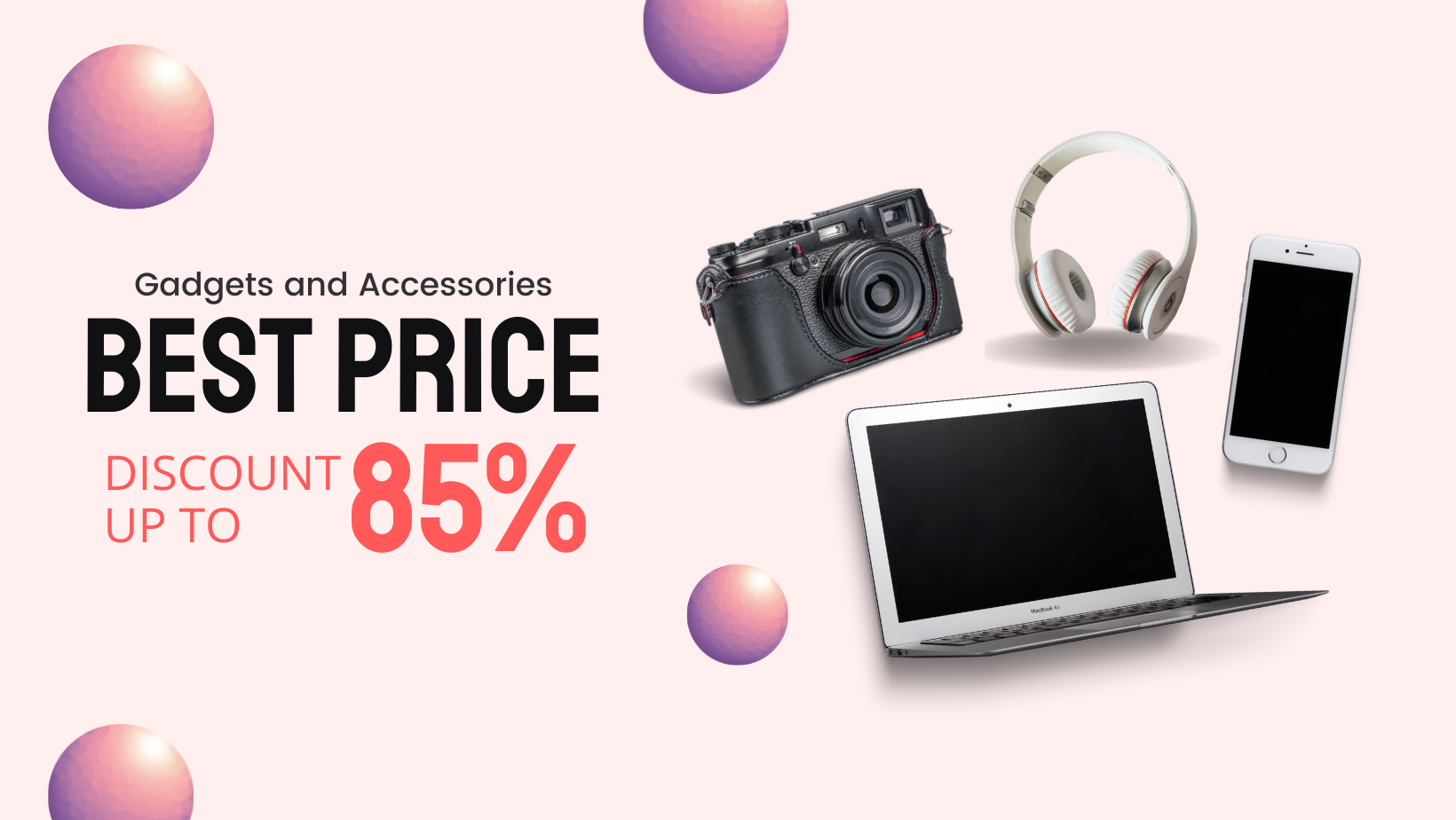 blue gradient electronic sales promotion facebook cover